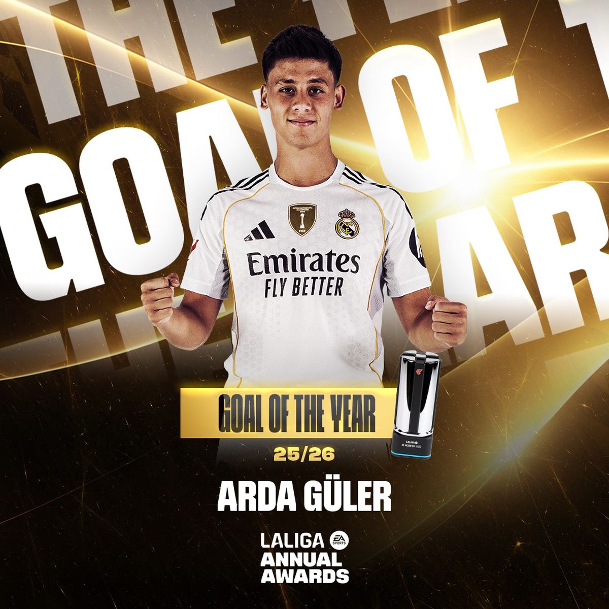 Arda Güler’in Golü La Liga’da En İyi Seçildi