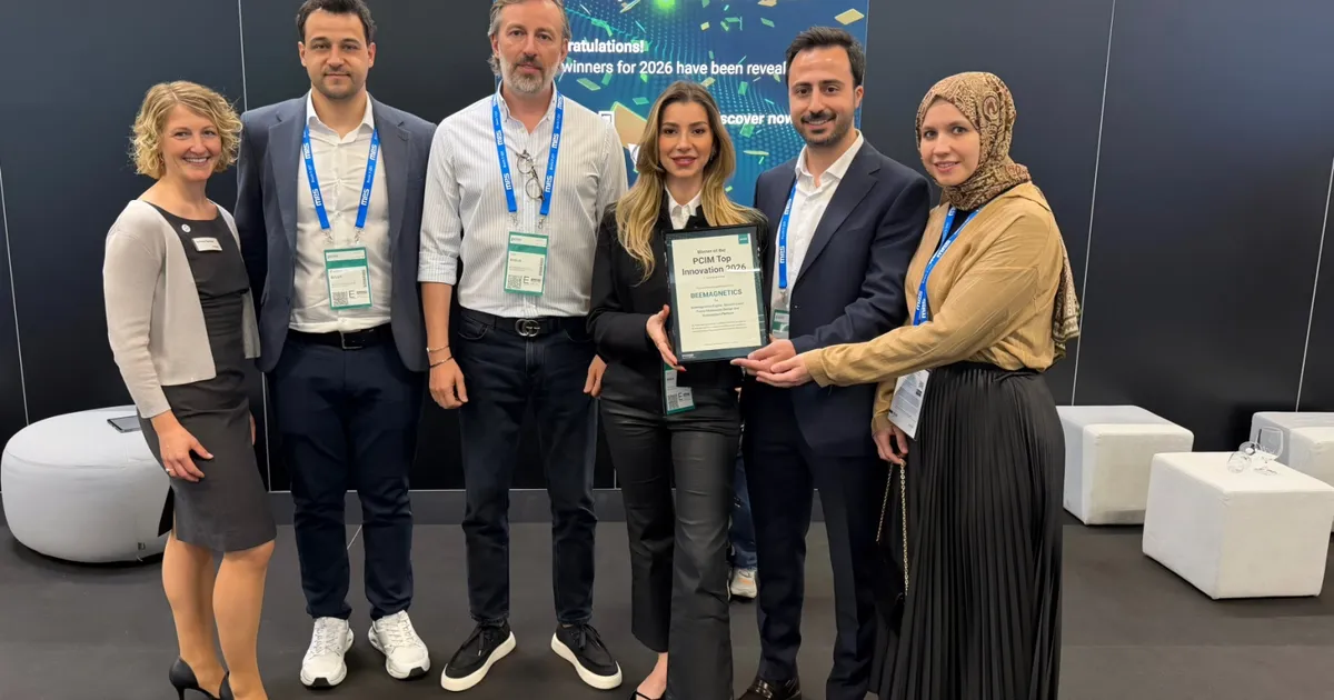BeeMagnetics, PCIM Top Innovation 2026 Ödülünü Kazandı