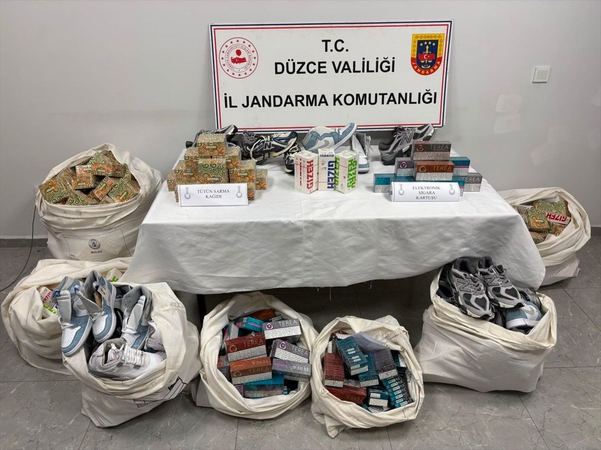 Düzce’de Kaçakçılık Operasyonu: 10 Gözaltı