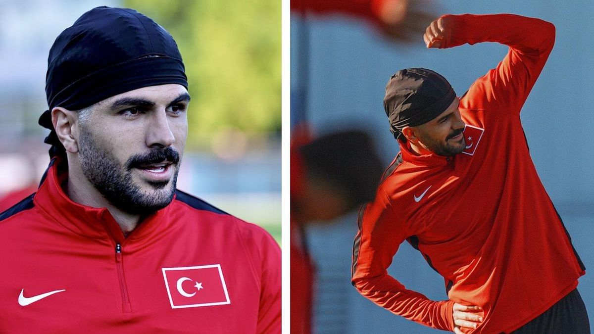 Eren Elmalı, yeni saç stiliyle Avustralya – Türkiye maçında!