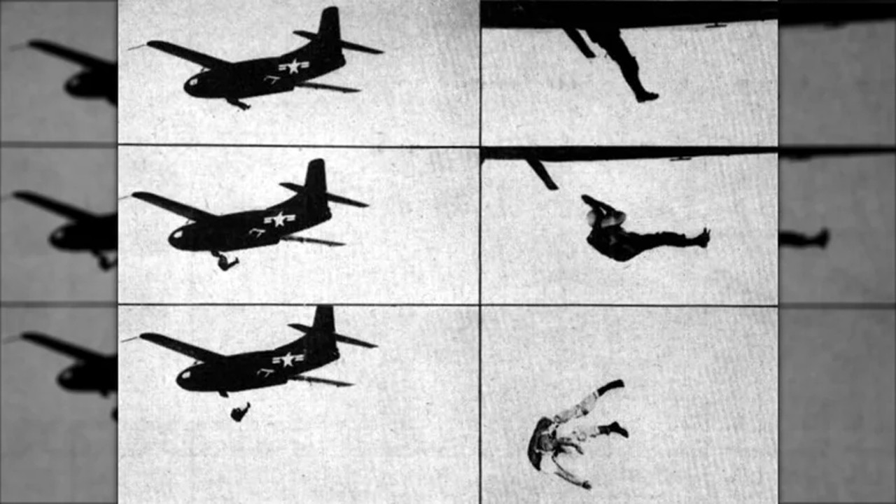 Havacılık tarihinde eşi benzeri yok: Acil durumda uçağın altından atlayan pilotlar