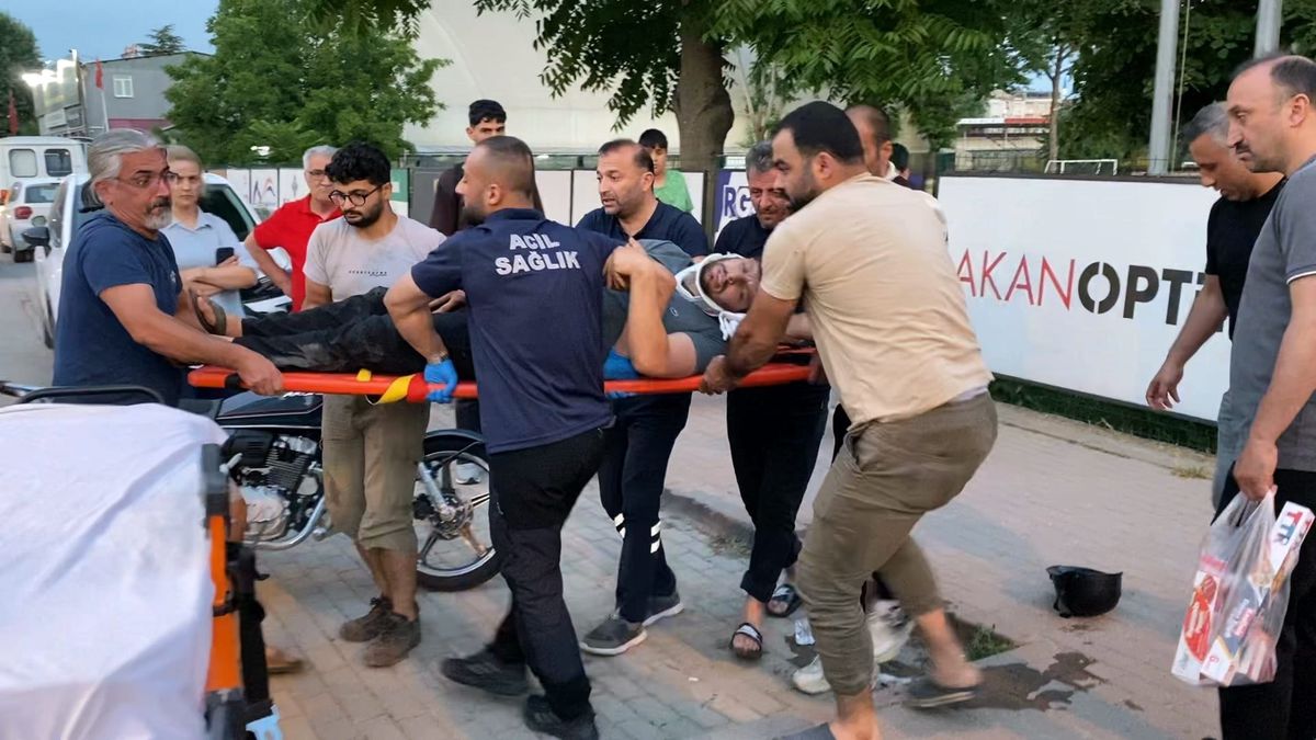 İnegöl’de motosiklet kazası: Sürücü yaralı
