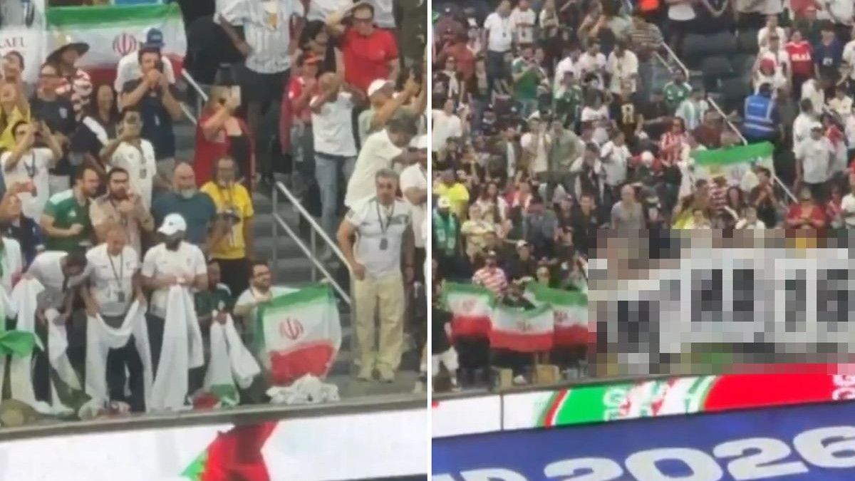 İran maçına damga vuran “katliam” pankartı