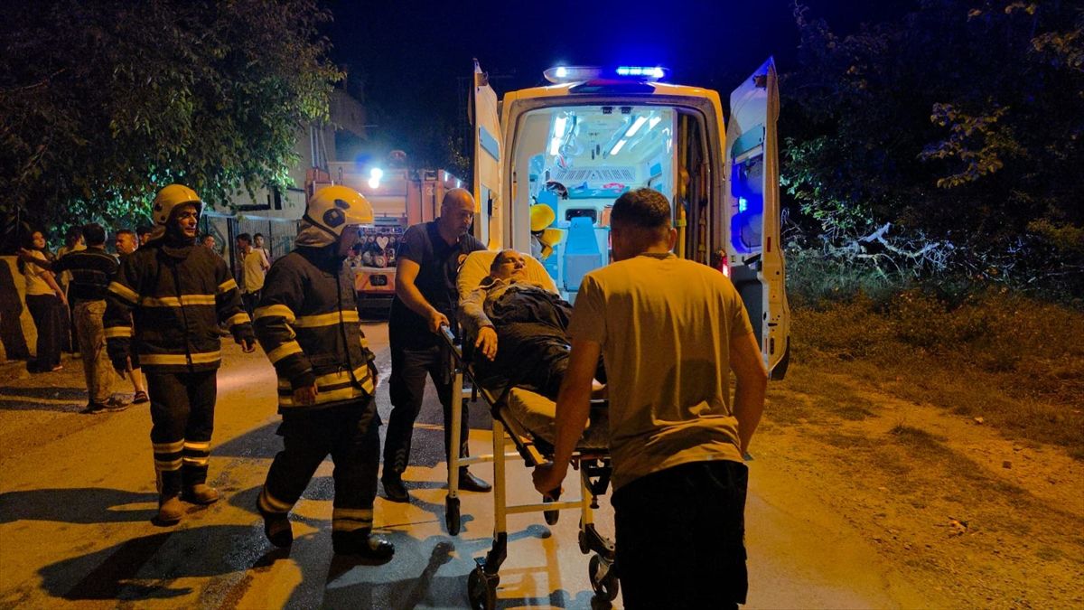 Kozan’da Yangın: Bir Kişi Hastaneye Kaldırıldı