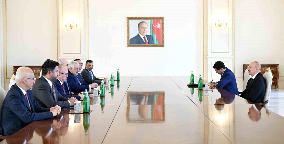 Kurtulmuş, Aliyev ile Bakü’de görüştü