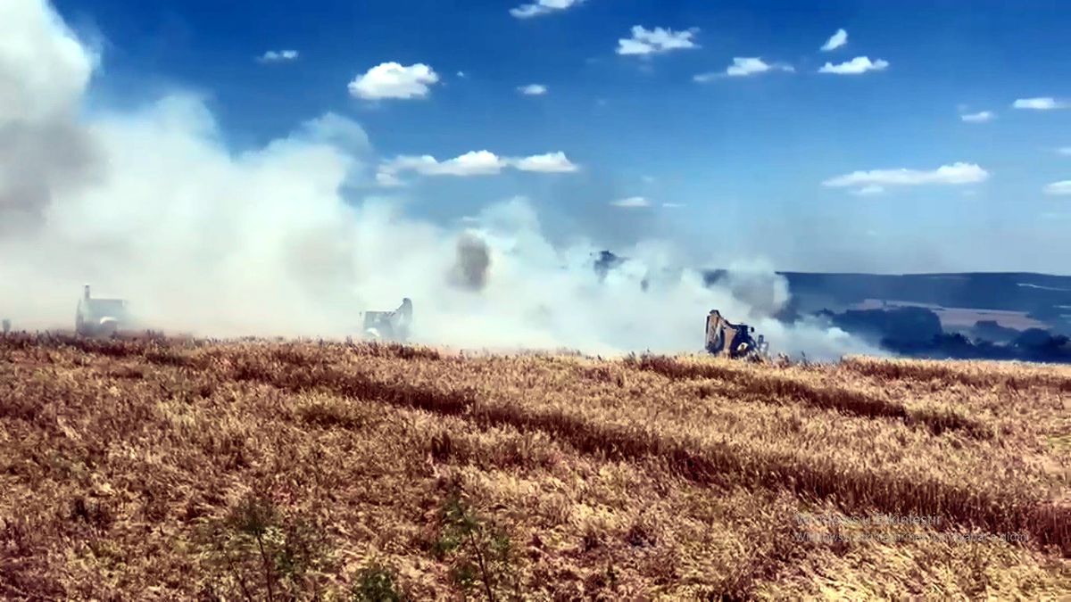 Malkara’da Yangın: 200 Dekar Buğday Zarar Gördü