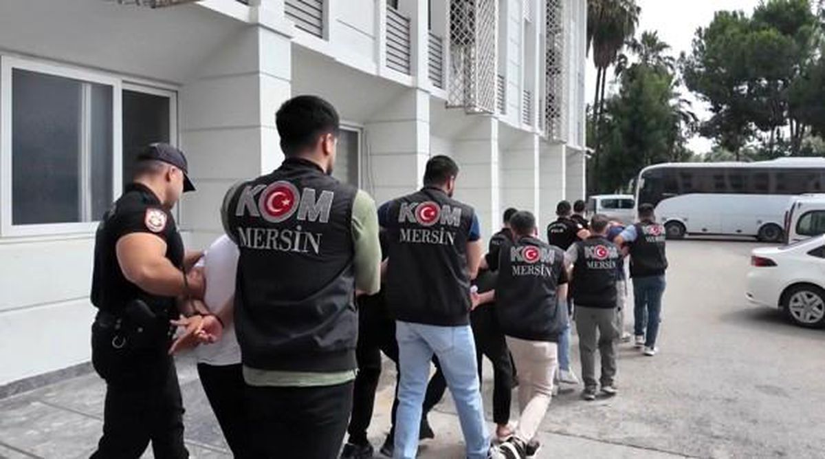 Mersin’de Suç Örgütüne Operasyon: 18 Gözaltı