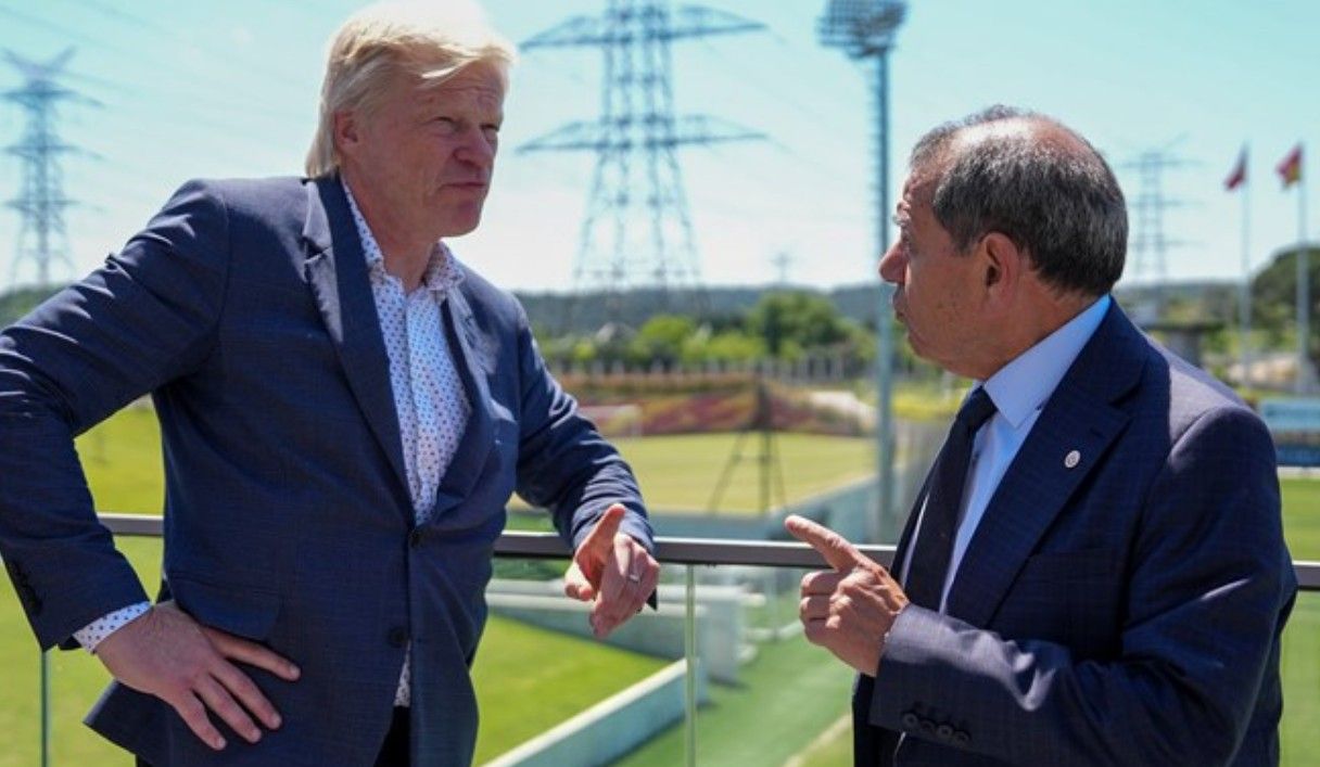 Oliver Kahn’dan Dursun Özbek’e ziyaret: “Bazı projeler üzerinde konuştuk”