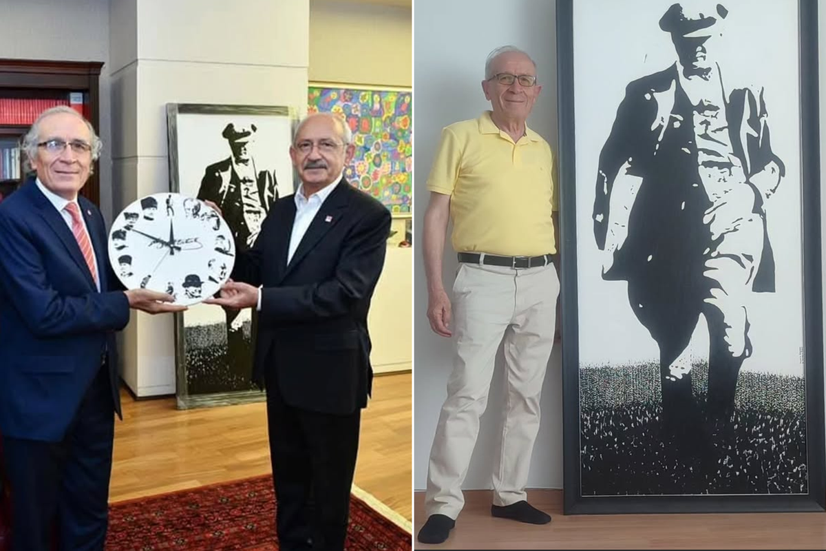 Ressam Saykan, Atatürk Tablolarını Geri Aldı