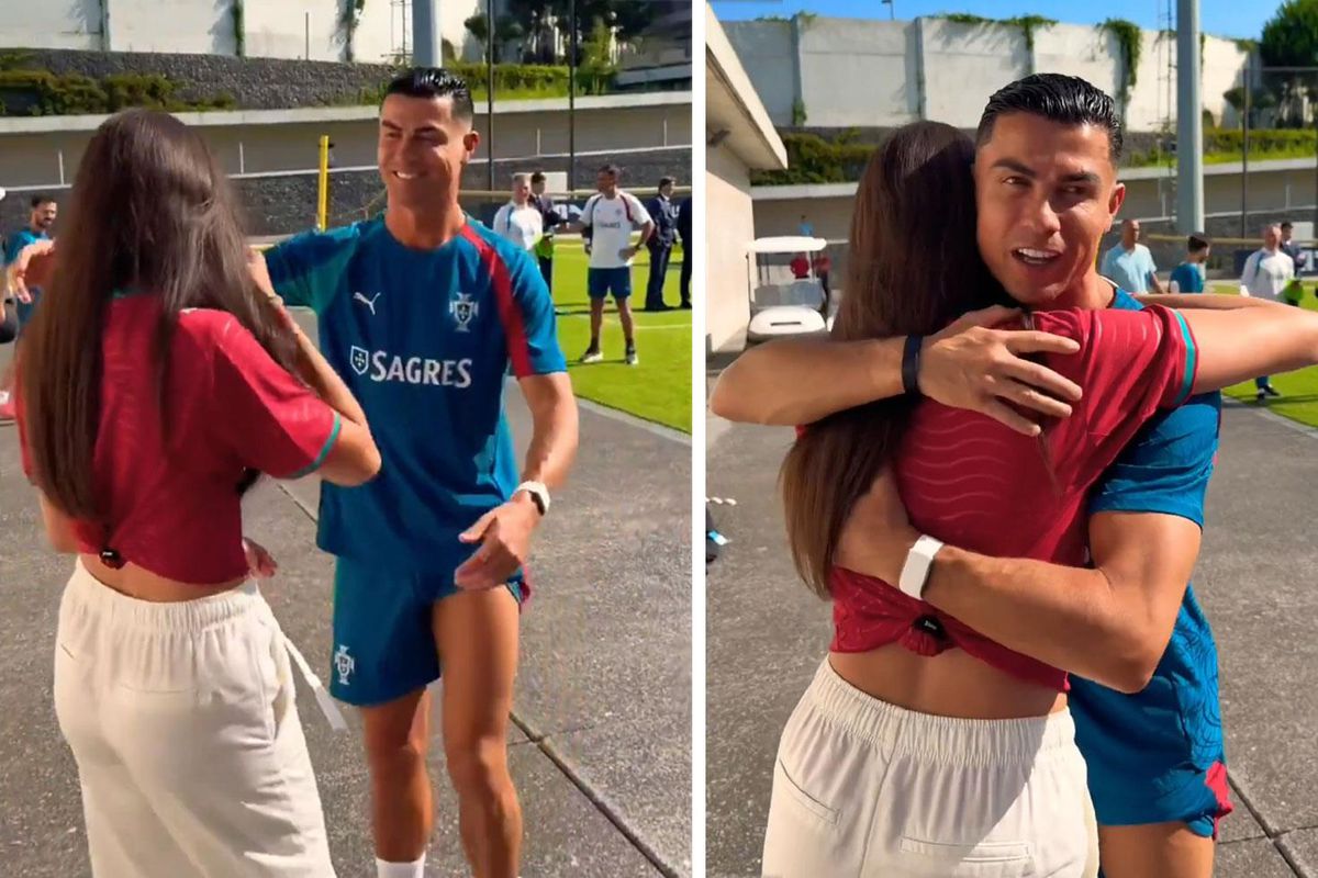 Ronaldo’yu görünce gözyaşlarına boğuldu