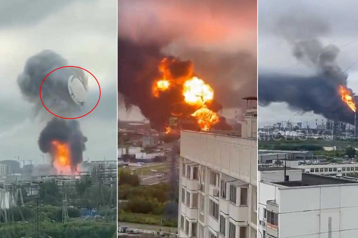 Rusya’nın başkenti vuruldu! Bina resmen havaya uçtu, şehir alev alev