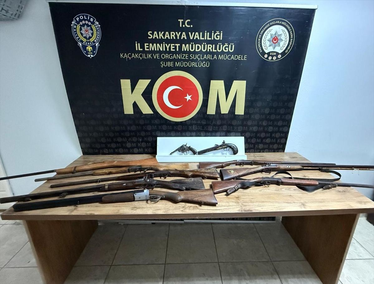 Sakarya’da Silah Kaçakçılığı Operasyonu