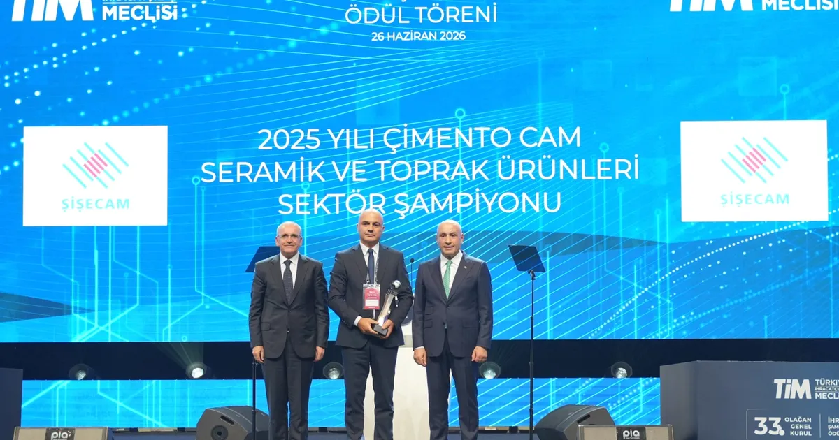 Şişecam “İhracat Şampiyonu” Oldu