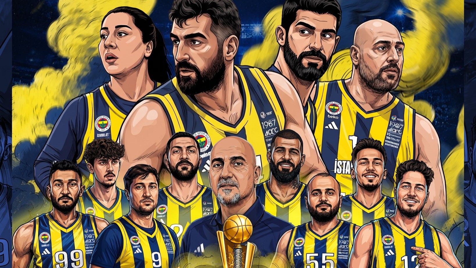Türkiye Tekerlekli Sandalye Basketbol Süper Ligi şampiyonu Fenerbahçe İstanbul Jet!