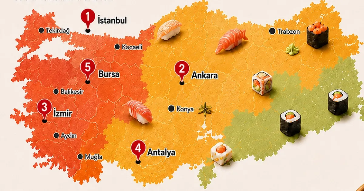 “Türkiye’nin Sushida Haritası” Yayınlandı