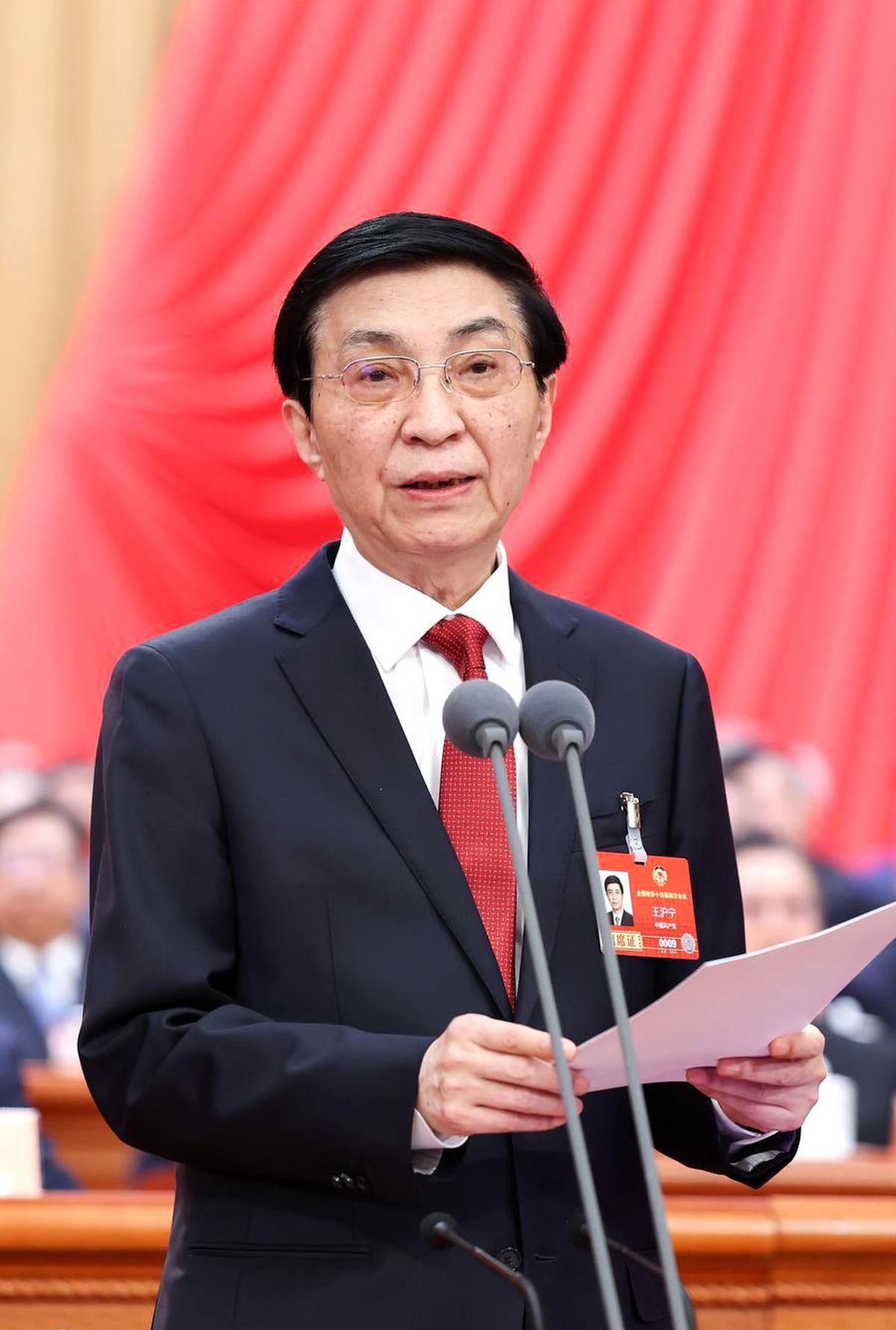 Wang Huning’den Taiwan Boğazı’nda Barışça Birleşme Çağrısı