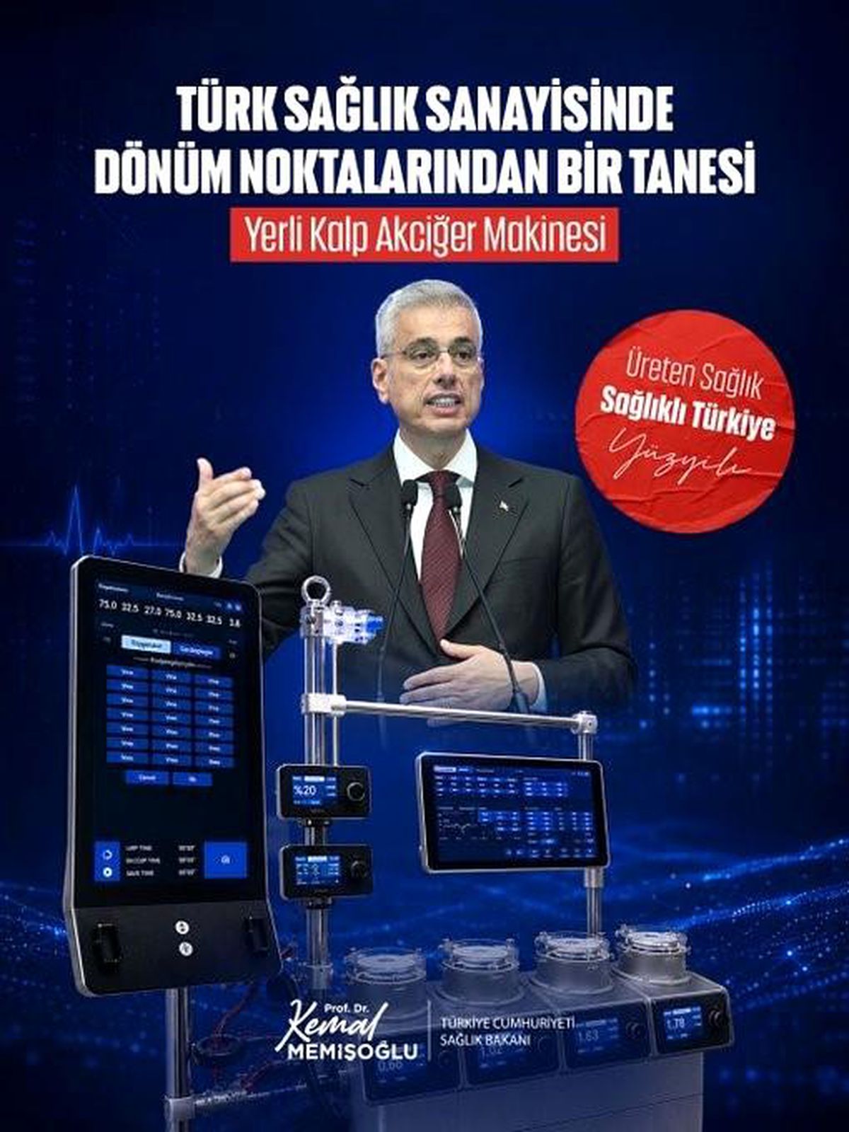 Yerli Kalp Akciğer Makinesi Tanıtıldı